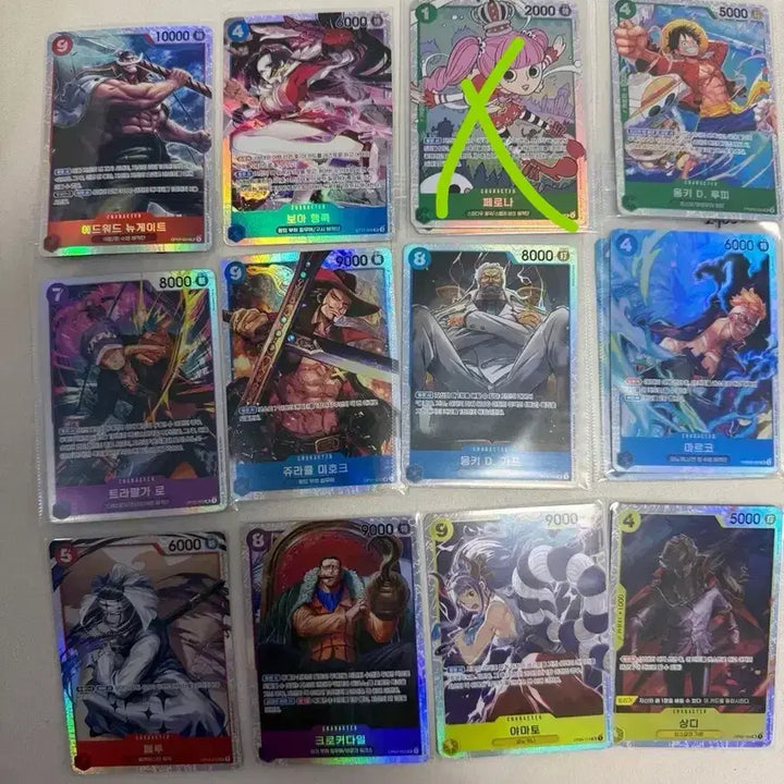 [BUNJANG] One Piece Korean Edition SR Cards (17 Types) / 원피스 한국판 SR카드 17종