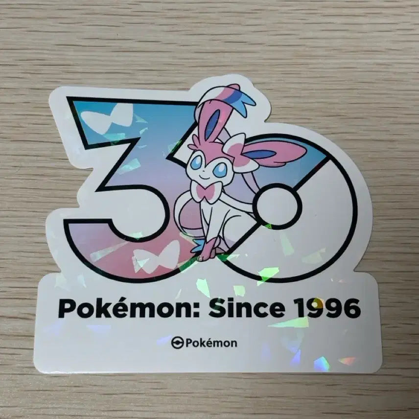 [BUNJANG] Pokemon 30th Anniversary Nymphia Sticker / 포켓몬 성수 팝업 30주년 스티커 님피아