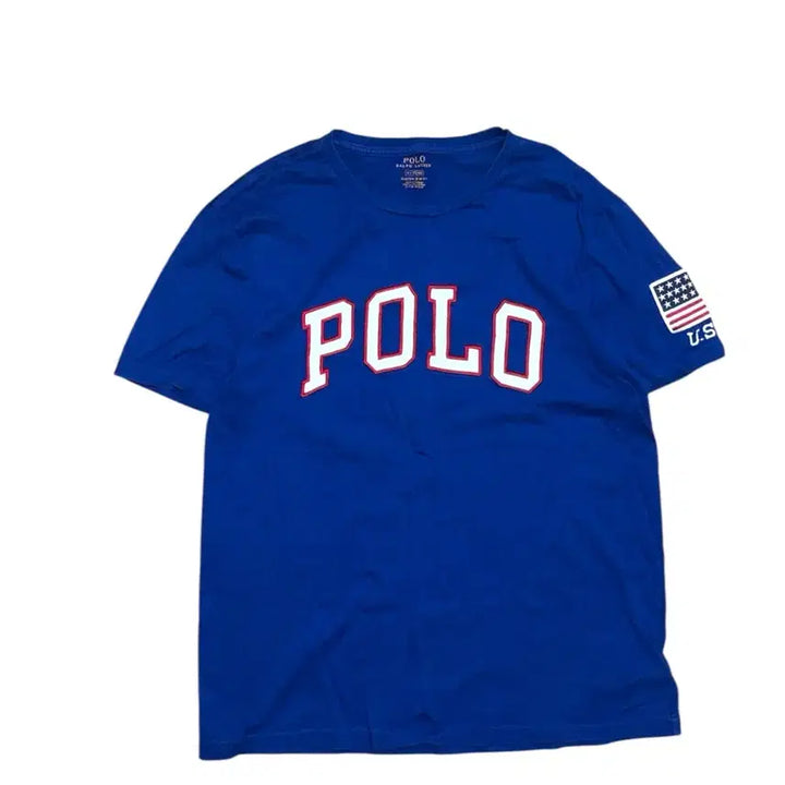 [BUNJANG] Polo Ralph Lauren Flag Big Logo Short Sleeve T-Shirt / 폴로 랄프로렌 성조기 빅로고 반팔 티셔츠