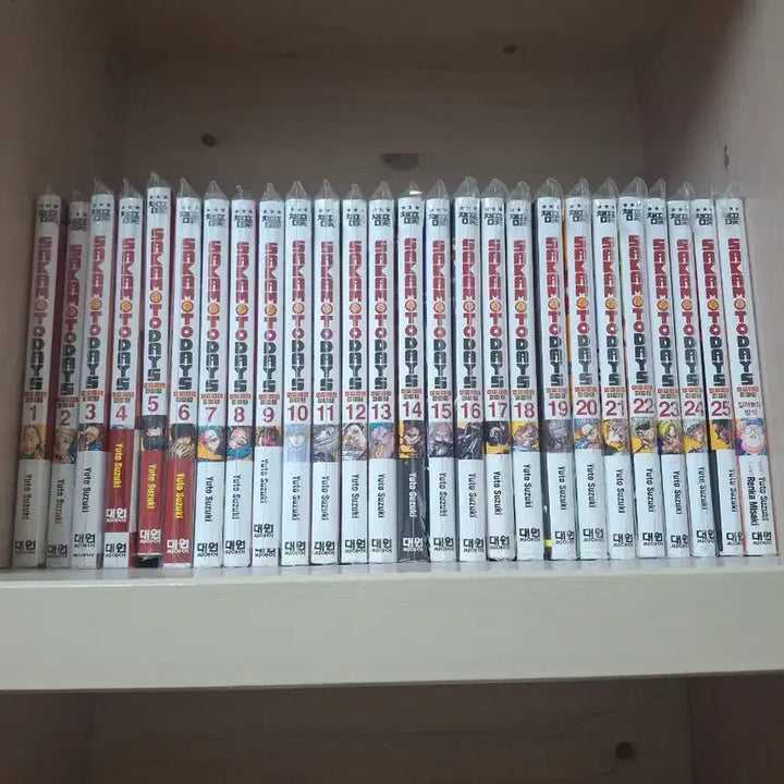 [BUNJANG] Sakomoto Days Complete Set (Volumes 1-25) with Bonus Extras / 특전포함)사카모토데이즈 1~25권 전권  더블특전 + 킬러들의 방식