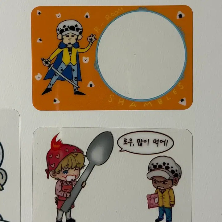 [BUNJANG] Trafalgar Law One Piece Bundle: Plush, Acrylic Keychain, Stickers / 원피스 트라팔가 로우 비공굿 일괄 로우 누이 로우 인형 아크릴 키링