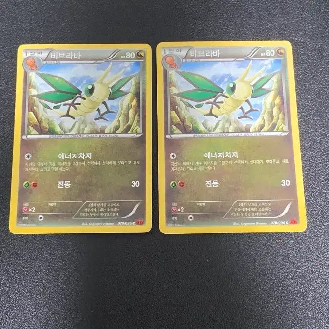 [SOLD OUT] 포켓몬 카드 비브라바 xy3 070