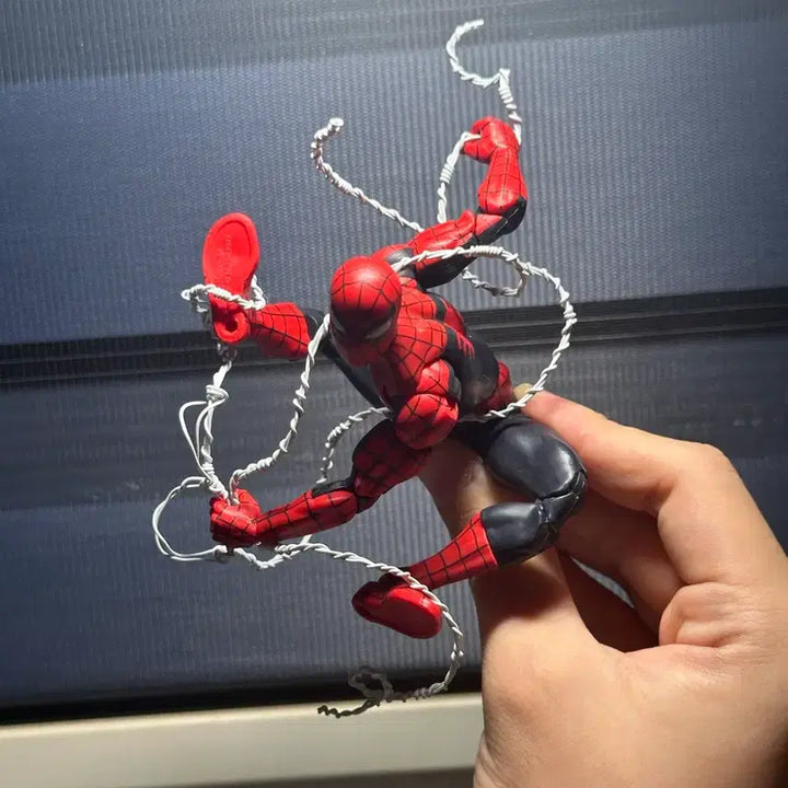 [BUNJANG] Custom 6-Inch Scale Spider-Man Webbing Accessory Set / 마블레전드 Shf mafex ct toys용 스파이더맨 거미줄 판매합니다