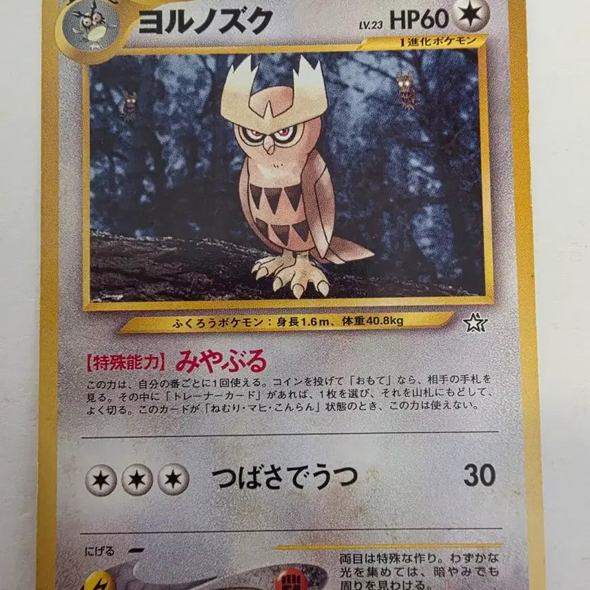 [SOLD OUT] 포켓몬카드 1996 초기 야부엉