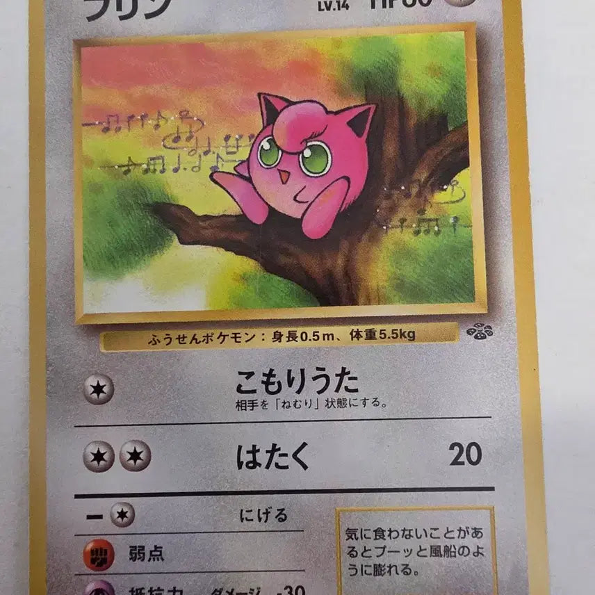[BUNJANG] Pokemon Card 1996 Purin / 포켓몬카드 1996 초기 푸린