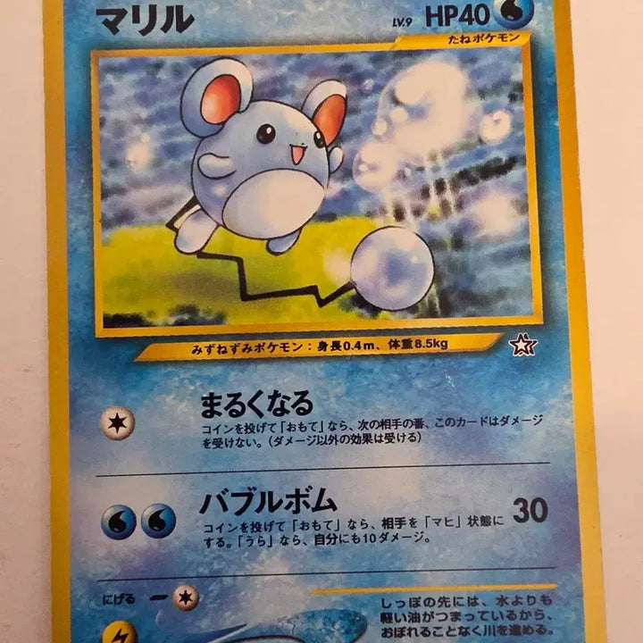 [BUNJANG] Pokemon Card 1996 Marill / 포켓몬카드 1996 초기 마릴