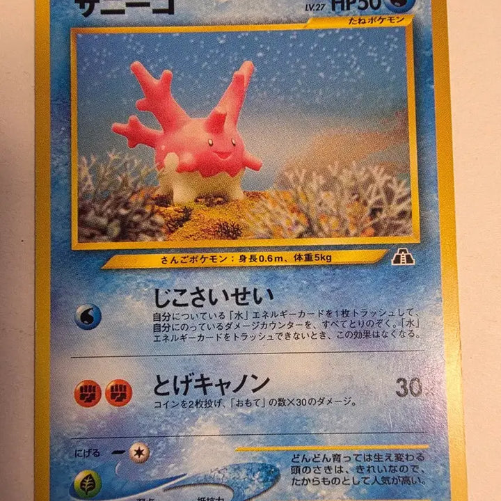 [BUNJANG] Pokemon 1996 First Edition Trading Card / 포켓몬카드 1996 초기