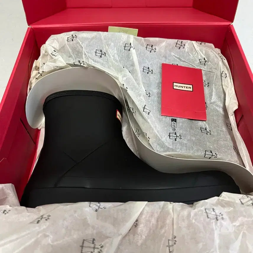 [BUNJANG] Hunter Play Short Wellington Boots Black / [290] 헌터 플레이 쇼트 웰링턴 부츠 블랙