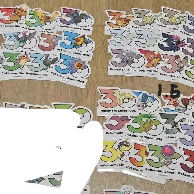 [BUNJANG] Pokemon 30th Anniversary Sticker Set / 포켓몬 성수 팝업 30주년 스티커 라인별 판매