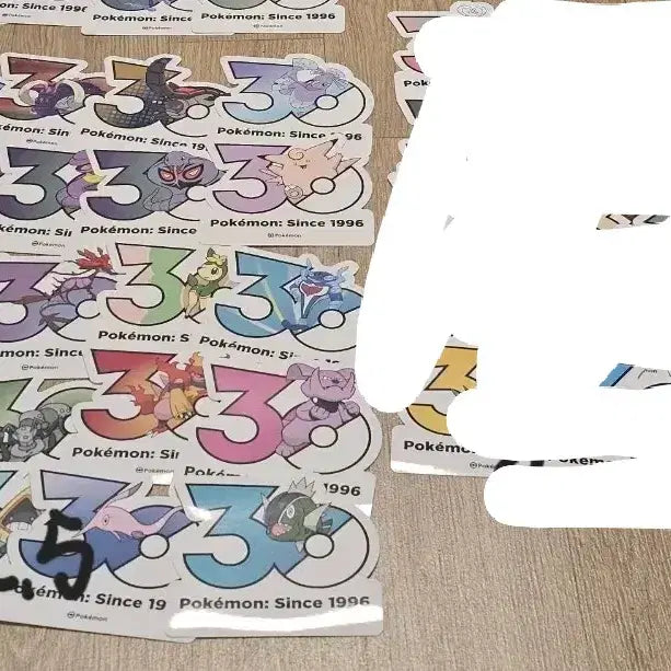 [BUNJANG] Pokemon 30th Anniversary Sticker Set / 포켓몬 성수 팝업 30주년 스티커 라인별 판매