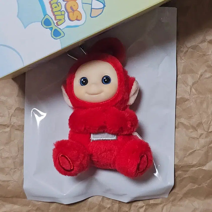 [BUNJANG] Goodal Teletubbies Doll Keychain - Bbong / 구달 텔레토비 인형 키링 - 뽀