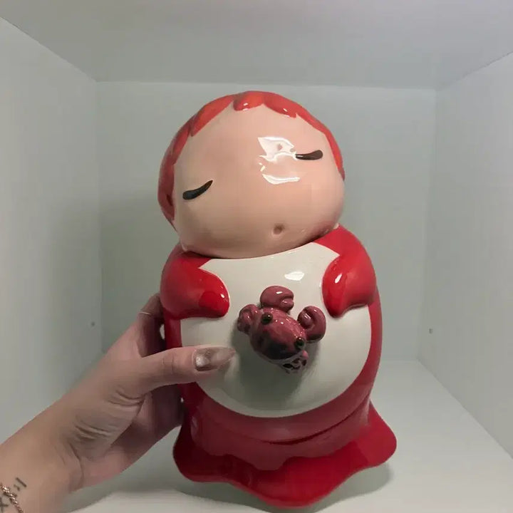 [BUNJANG] Ponyo Candy Pot (Cracked) / 고전 포뇨캔디팟 (크랙, 파손o)