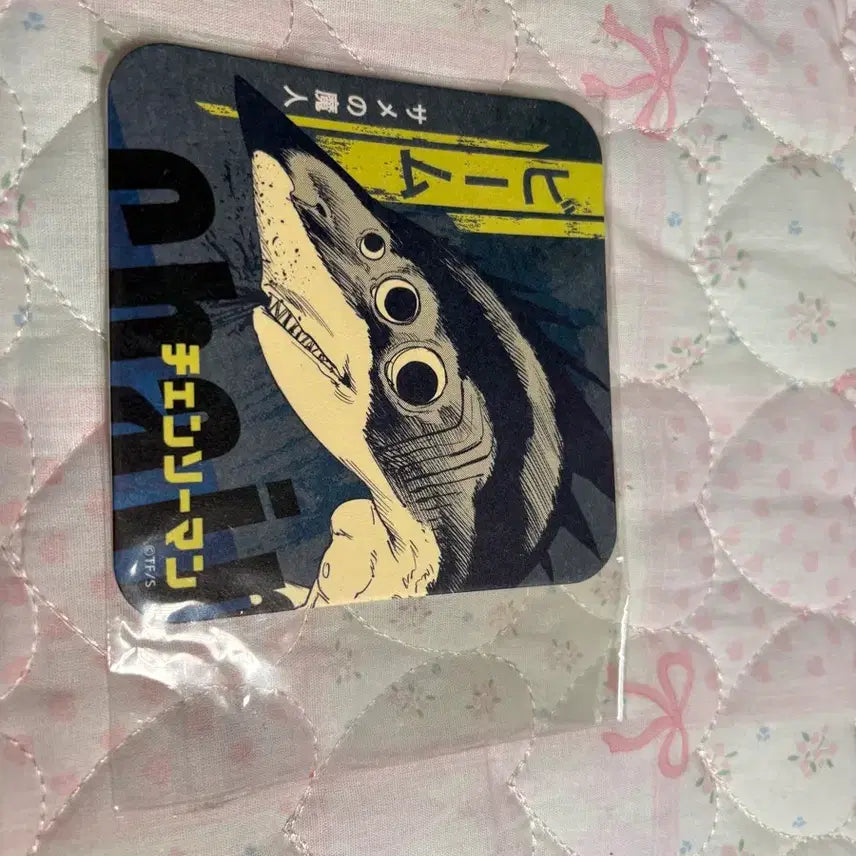 [BUNJANG] Chainsaw Man Power Shark Paper Coaster / 체인소 맨 빔 상어 종이 코스터