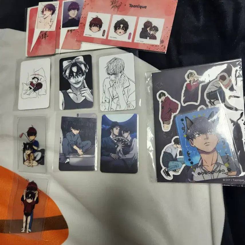 [BUNJANG] Gimuldeului Segye (World of Artifacts) Photocard, Decopic, Sticker Set (Unsealed) / 기물들의 세계 도성록 이재오  투니크 콜카 방포 포토카드  데코픽