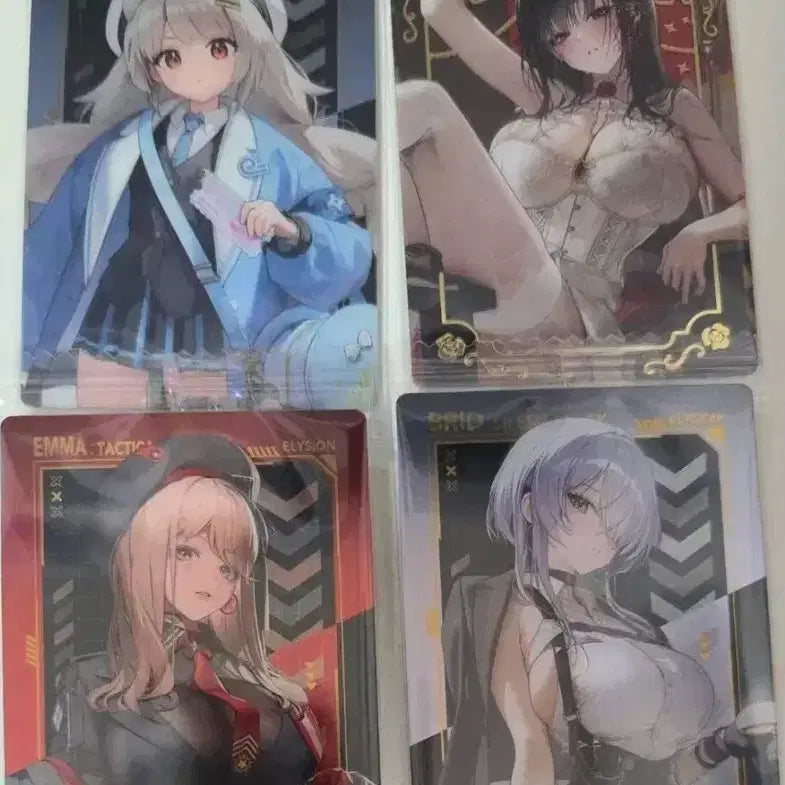 [BUNJANG] Niki Wafer Card Vol. 5 Bundle Set (Soline, Mihara, Emma, Breed) / 니케 웨하스 5탄 일괄 (솔린 미하라 엠마 브리드)