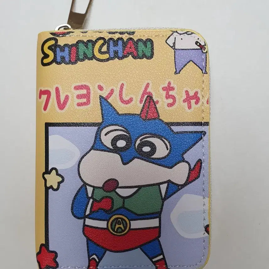 [BUNJANG] Crayon Shin-chan Action Masked Hero Card Holder / 짱구 액션가면 카드지갑