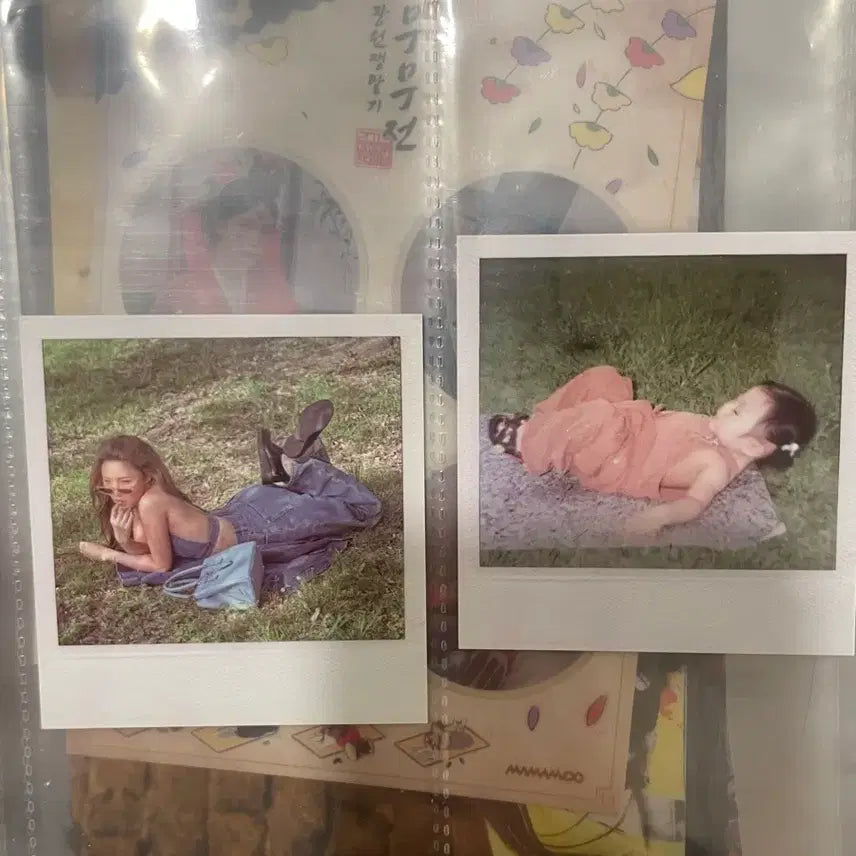 [BUNJANG] Mamamoo Wheein Hwasa Birthday Goods Polaroid Set / 마마무 휘인 화사 생일굿즈 폴라로이드+문별 생일 브로치