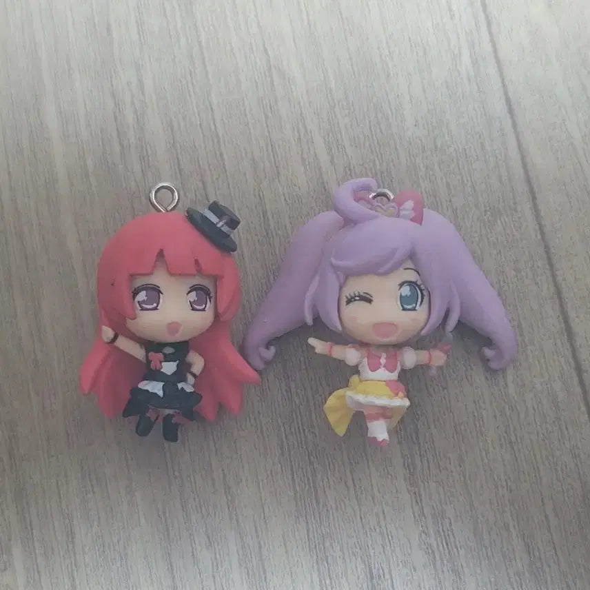 [BUNJANG] Pripara Classic Gacha Keyring Set - Sophie &amp; Lala / 프리파라 고전 가챠 키링 소피/라라 일괄