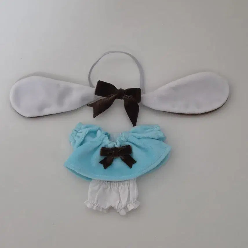 [BUNJANG] 10cm Doll Clothes Bundle Set (Buttercream Cake) / 10cm 솜인형옷 민초, 딸기 2개 일괄(원가5.0)