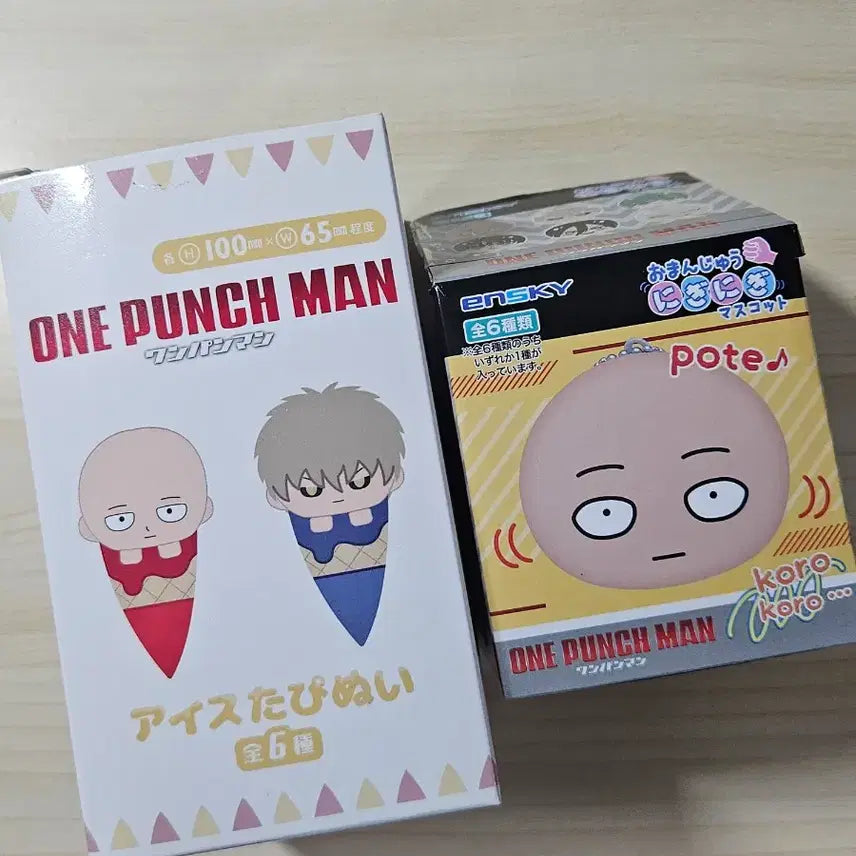 [BUNJANG] One-Punch Man Sonic Ice Tappy nui &amp; Omanjuu Bundle Set / 원펀맨 소닉 아이스 타피누이 &amp; 오만쥬 일괄판매