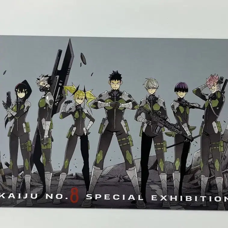 [BUNJANG] Kaiju No. 8 Original Drawing Exhibition Goods Bookmark - Set / 괴수8호 원화전 굿즈 북마크 책갈피 세크 호시나 나루미 레노