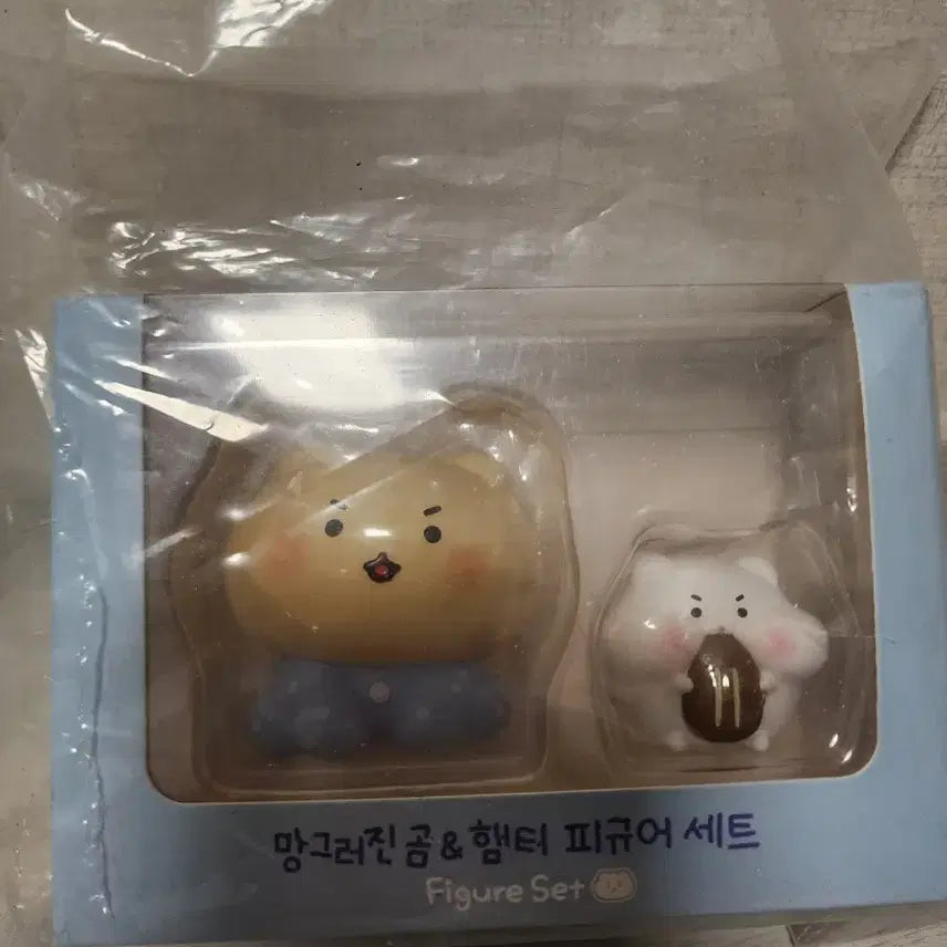 [BUNJANG] Manggeureojin Gom Hamster Figure Set (Sealed) / 망그러진곰 햄터 피규어 세트 미개봉 새상품
