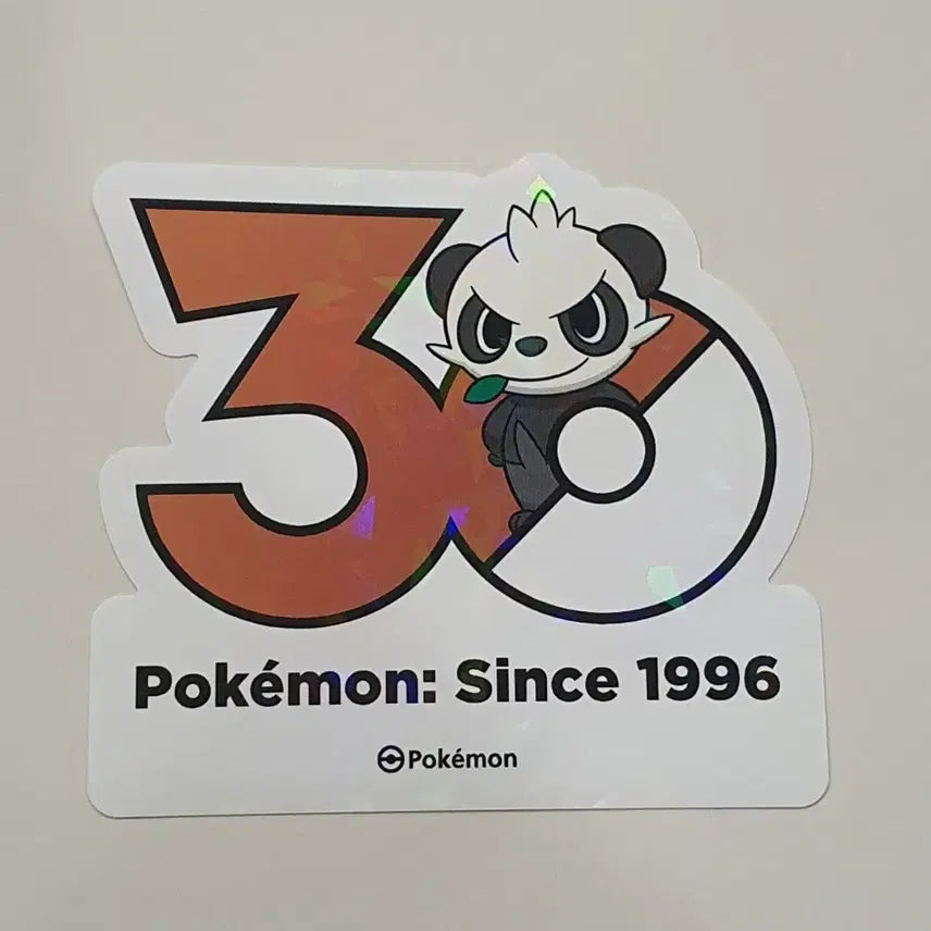 [BUNJANG] Pokemon 30th Anniversary Logo Sticker / 포켓몬 30주년 로고 스티커 판짱