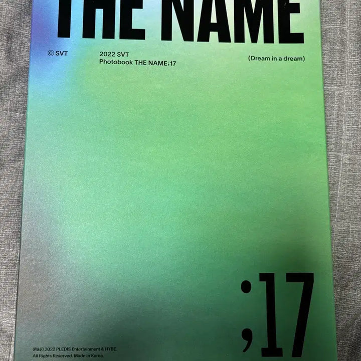 [BUNJANG] SEVENTEEN 2022 THE NAME :17 Photobook / 세븐틴 2022 SVT 포토북 THE NAME :17 판매해요