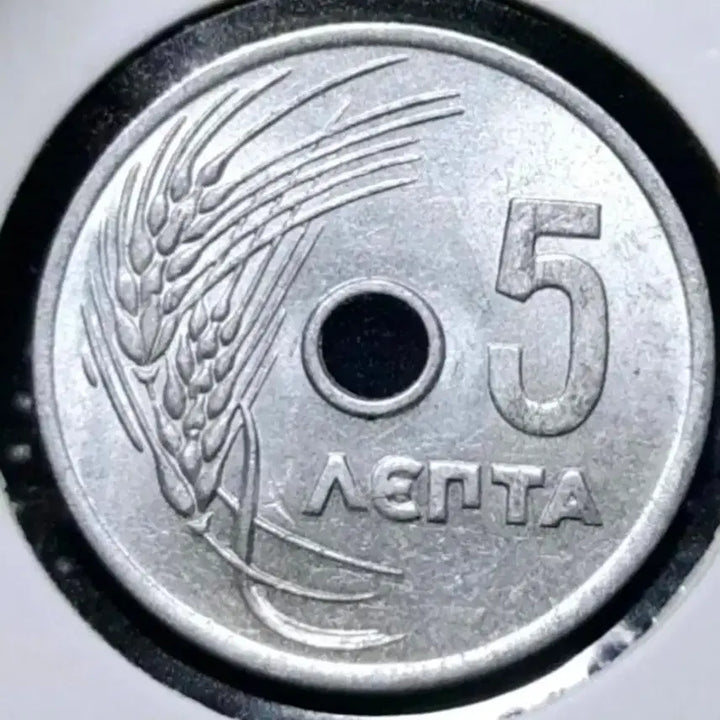 [BUNJANG] 1954 Greece 5 Lepta Unused Coin / 그리스 1954년 미사용 5랩타.외국주화 주화 화폐 동전