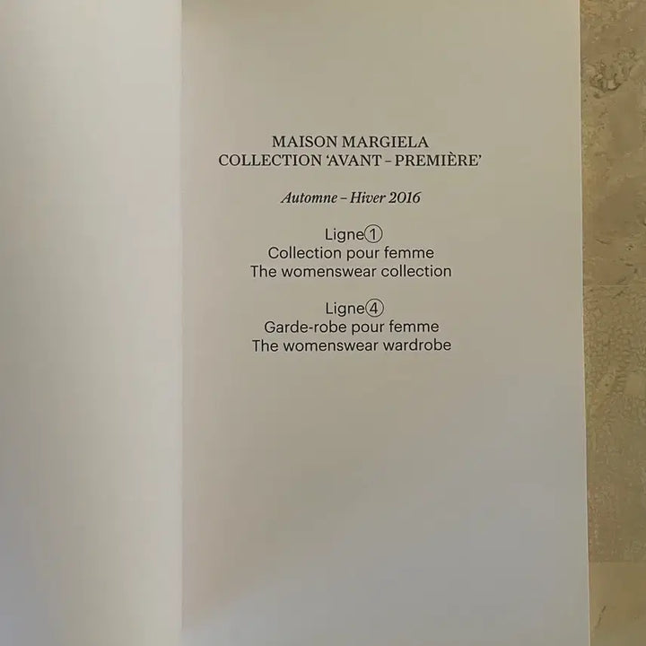 [BUNJANG] Maison Margiela 16 Collection Lookbook / Maison Margiela 16 femme, homme lookbook