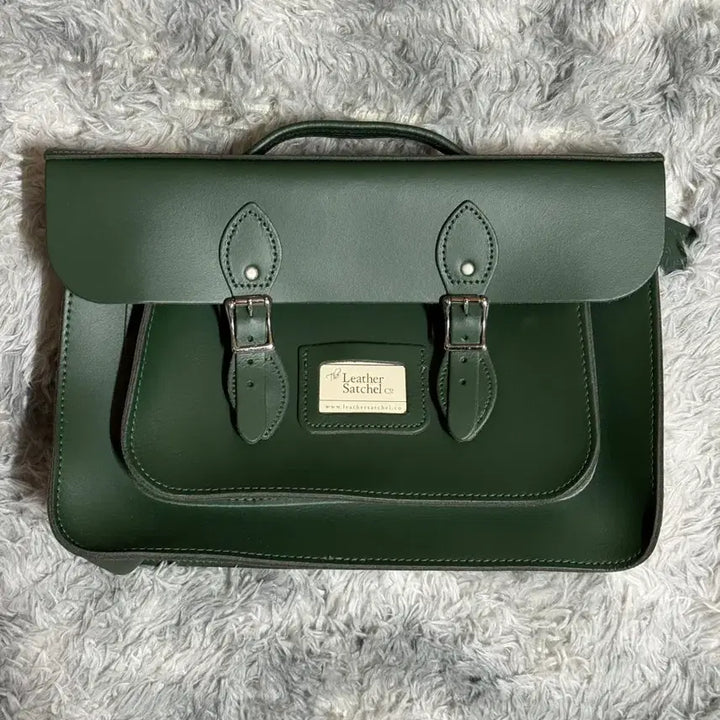 [BUNJANG] Cambridge The Leather Satchel Green / 캠브릿지 더 레더 사첼 그린(새상품)