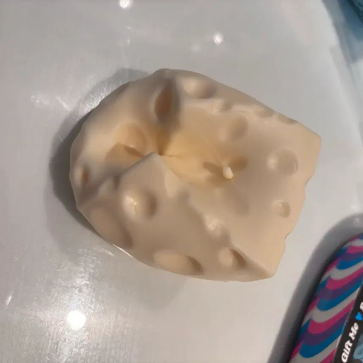 [BUNJANG] Cheese Srangi Mallangi Plush Toy / 치즈 슬랑이 말랑이