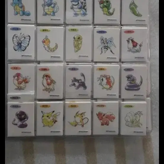 [BUNJANG] Pokemon Bread Stickers 30th Anniversary Artwork Set / 포켓몬 띠부씰 30주년 아트웍 100종세트