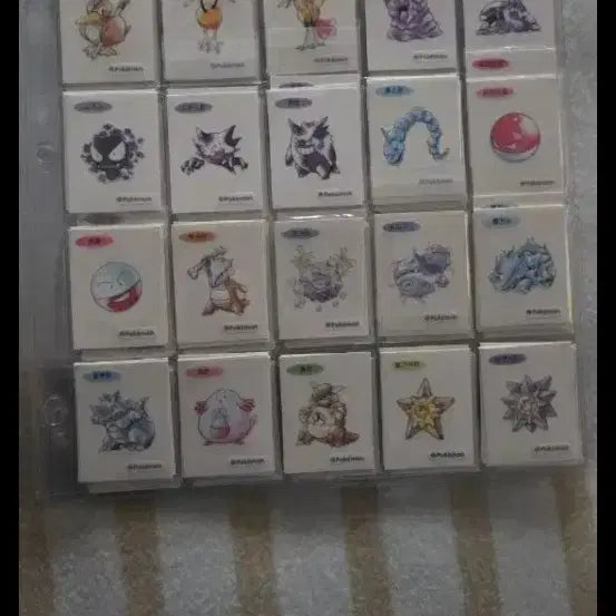 [BUNJANG] Pokemon Bread Stickers 30th Anniversary Artwork Set / 포켓몬 띠부씰 30주년 아트웍 100종세트