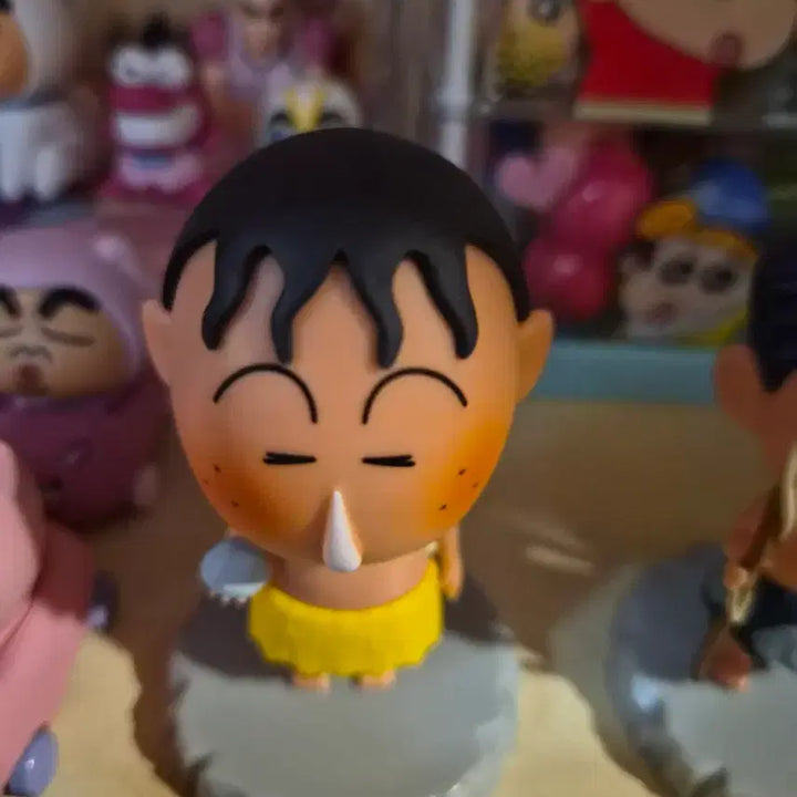 [BUNJANG] Crayon Shin-chan Primitive Man Mengoo Figure / 짱구 원시인 맹구 피규어
