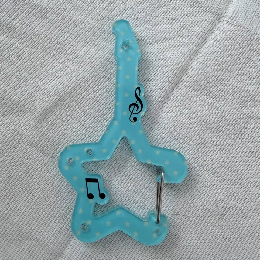 [BUNJANG] Blue Guitar Carabiner / 블루 기타 카라비너
