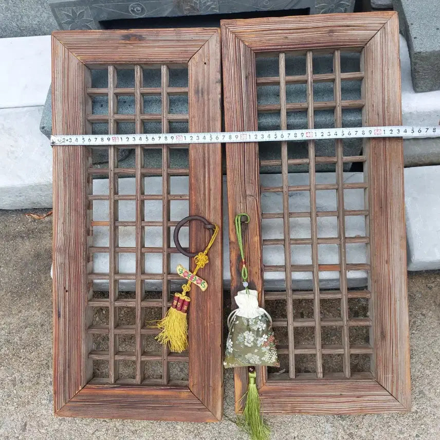 [BUNJANG] Antique Korean Wood Window Frame / 옛날 고재 창틀 - 소품용. 민속품. 만물당