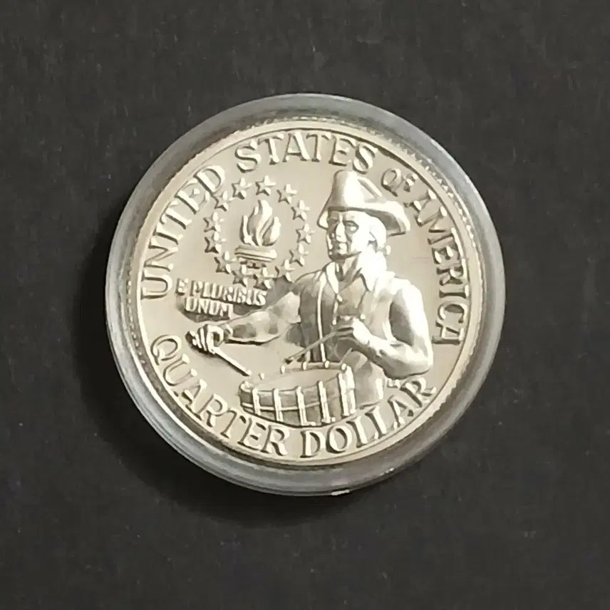[BUNJANG] 1976 USA Bicentennial Washington Quarter Dollar "Proof" Silver Coin / (은화)미국1976 독립 200주년 기념주화 "프루프" 워싱턴 쿼터 달러