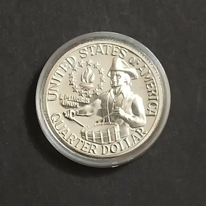[BUNJANG] 1976 USA Bicentennial Washington Quarter Dollar "Proof" Silver Coin / (은화)미국1976 독립 200주년 기념주화 "프루프" 워싱턴 쿼터 달러