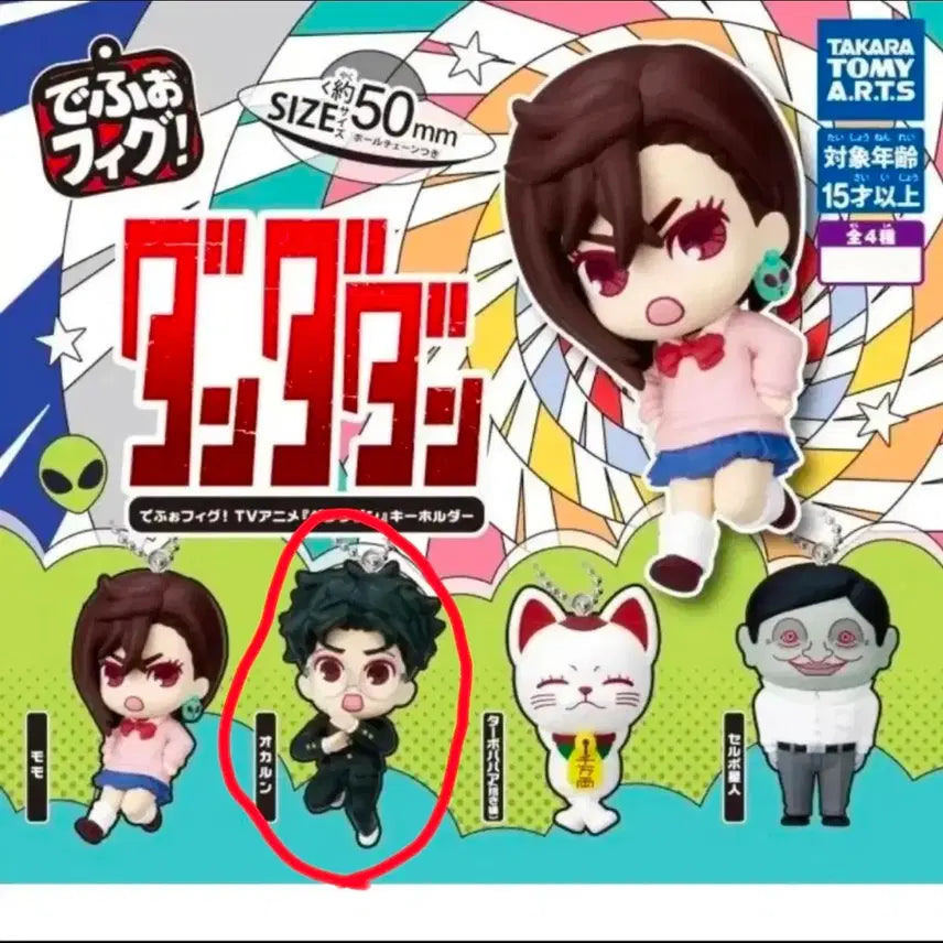 [BUNJANG] Dandadan Keychain Gacha Okaron / 단다단 키링 가챠 오카롱 판매합니다.