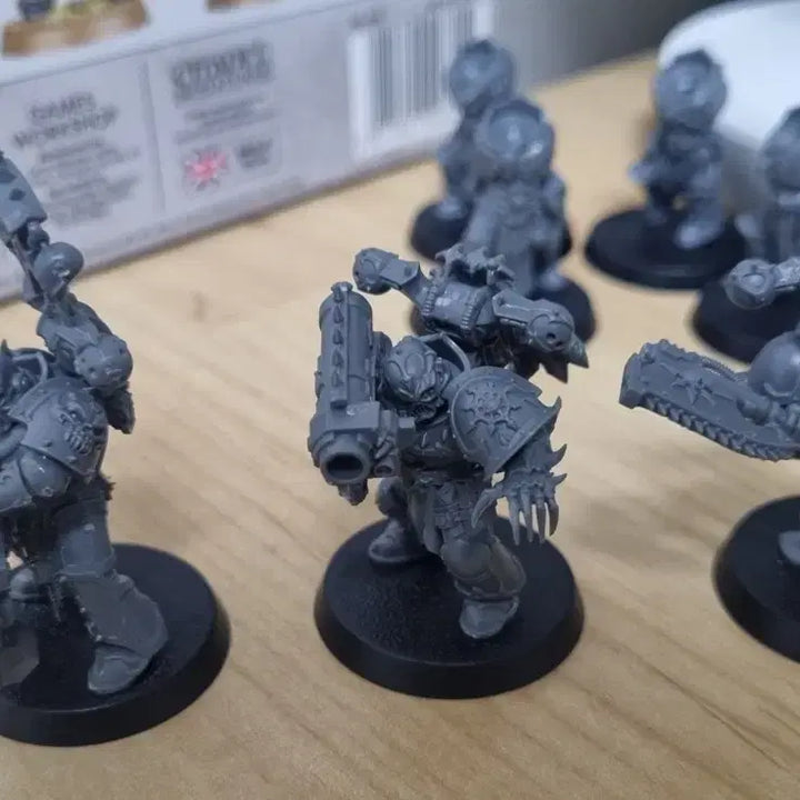 [BUNJANG] Warhammer 40,000 Chaos Space Marines Legionaries Army Set (7 Models) / 워해머 40k 카오스스페이스마린 리저너리 스쿼드 10체