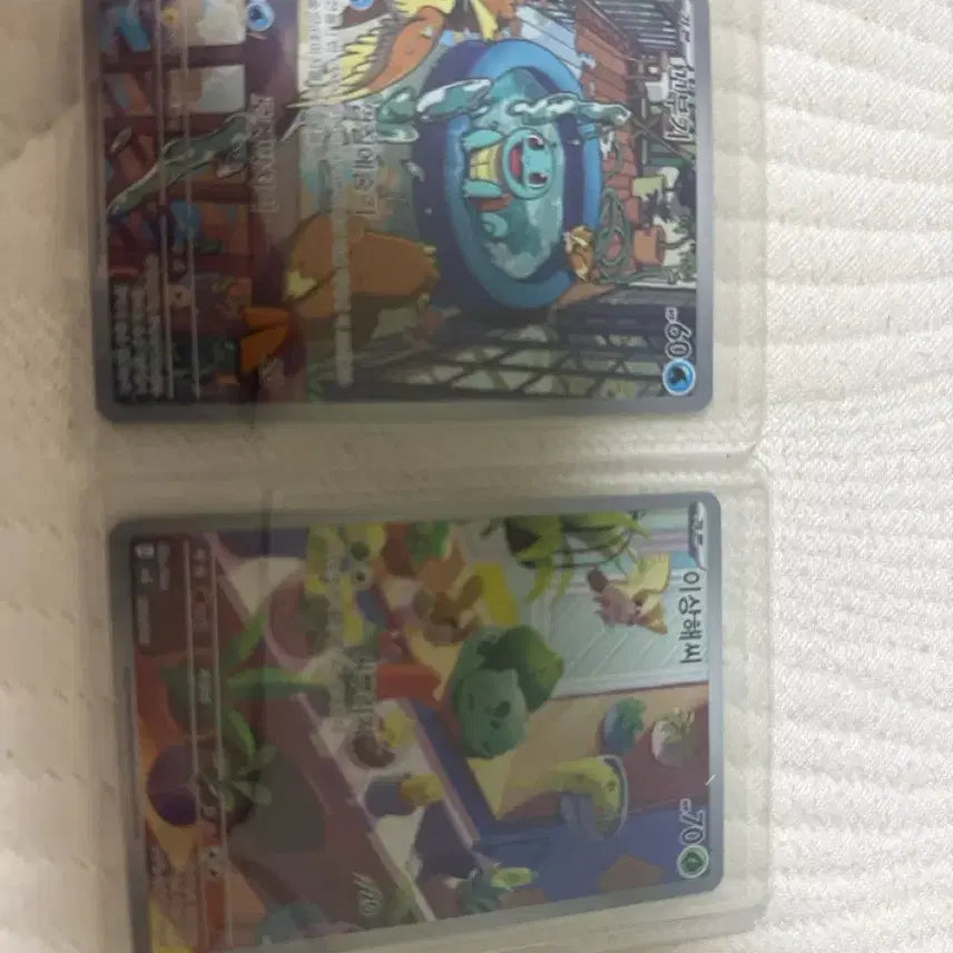 [BUNJANG] Pokemon Card Bulbasaur/Squirtle Special Edition / 포켓몬 카드 이상해씨/꼬부기 특일