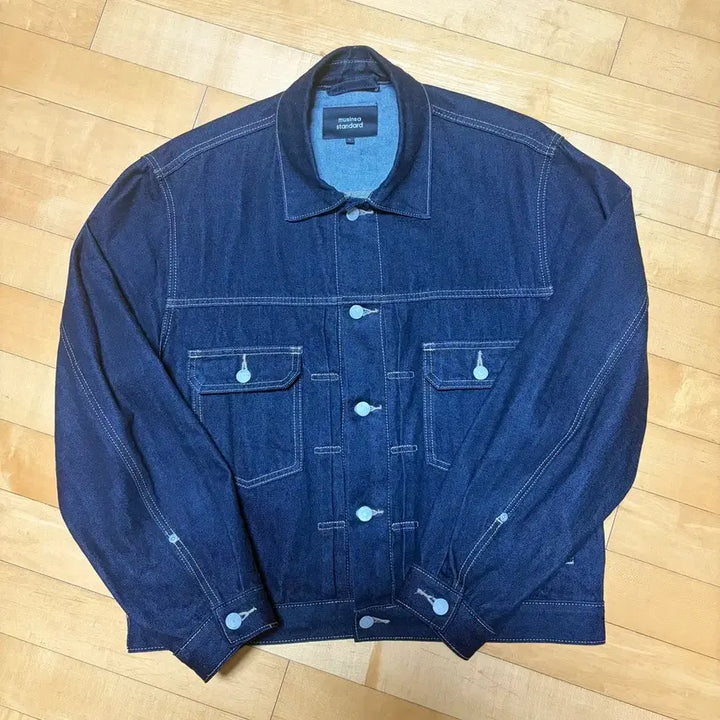 [SOLD OUT] 무탠다드 셀비지 데님 트러커(L)_민트급