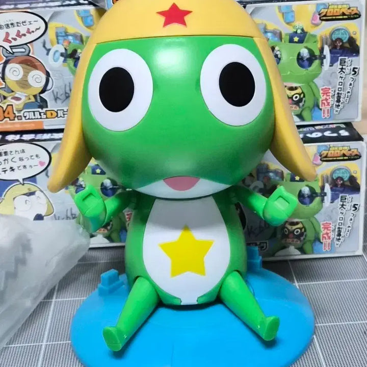[BUNJANG] Keroro Transforming &amp; Combining Keroro Base Figure Classic Toy / ((거의반값할인)) 케로로 변신합체 앙천합체 케로로 베이스 피규어 고전 장난감