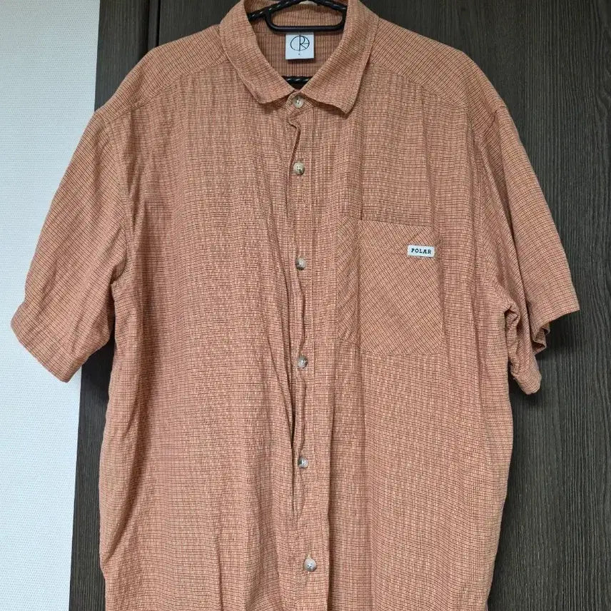 [SOLD OUT] 폴라스케이트 미첼 체크 셔츠 L 러스트