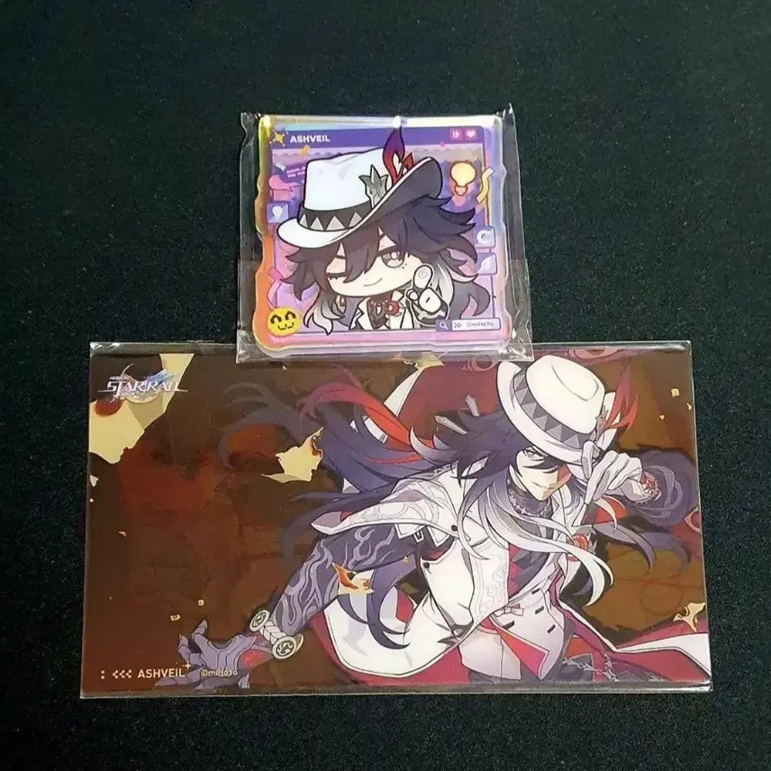 [BUNJANG] Honkai: Star Rail Ashwail Photocard &amp; Magnet Set 3rd Anniversary Popup / 붕괴 스타레일 애쉬베일 포토카드 + 마그넷 세트 3주년 팝업 붕스 포카