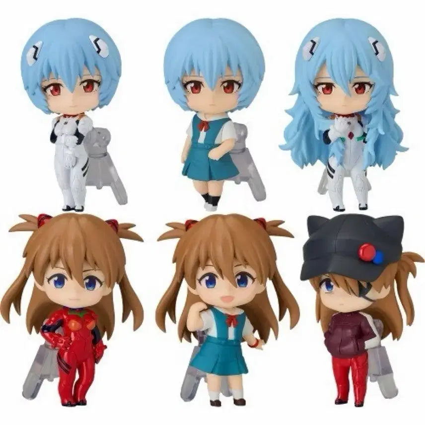 [BUNJANG] Evangelion Asuka Surprise Nendoroid 2 Types Bundle Set (Sealed) / 미개봉 일괄) 에반게리온 서프라이즈 넨도 아스카 2종 일괄