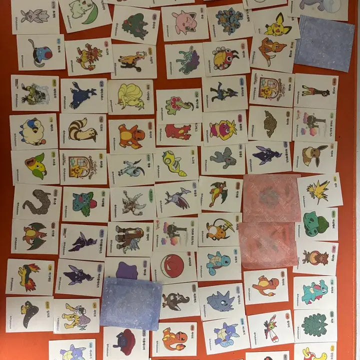[BUNJANG] Pokemon Stickers Bundle Set / 포켓몬띠부씰 일괄
