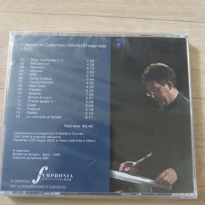[BUNJANG] Massimo Colombo World Ensemble Live Album / Massimo Colombo World Ensemble 월드 앙상블 라