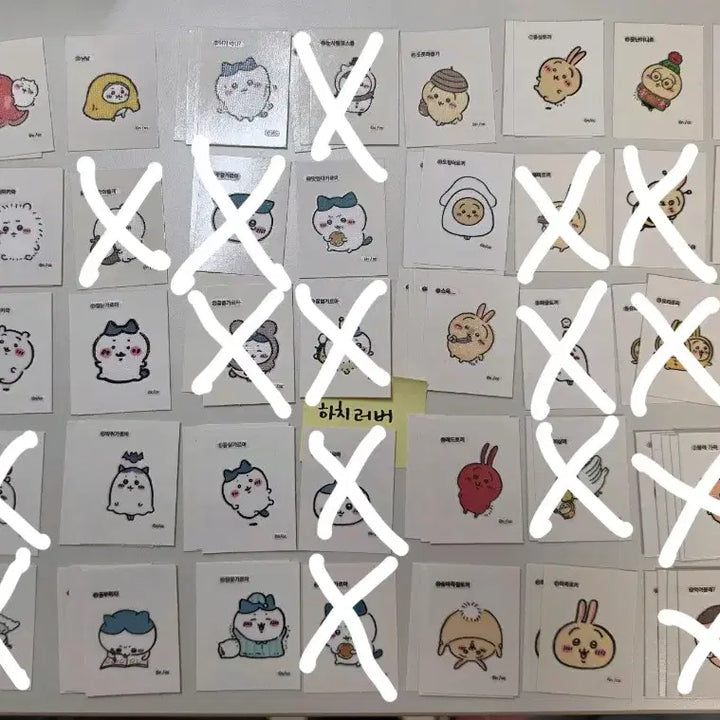 [BUNJANG] Chiikawa Sealing Sticker Bromide Set / 먼작귀 치이카와 띠부씰 /올리브영 베이글칩 띠부 /브로마이드